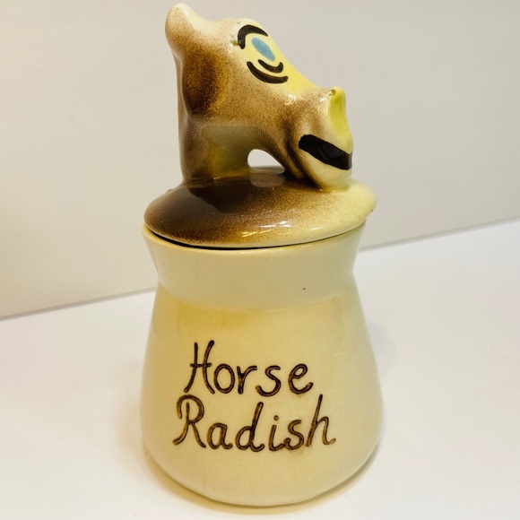Pixieware Other - DeForest Pixieware Horse Radish Condiment Jar Rare Vintage 50's EUC See Photos